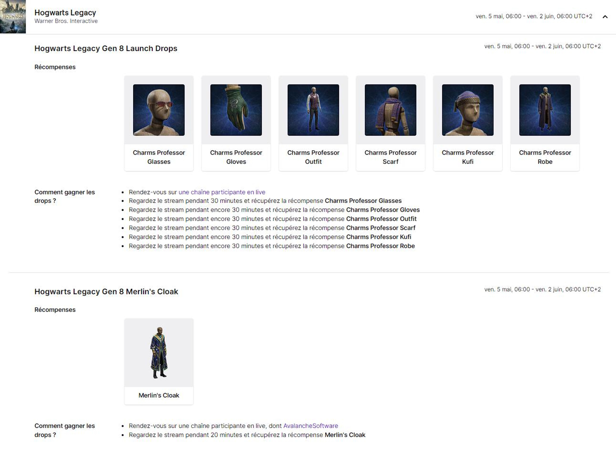page-twitch-drops-hogwarts-legacy-mai-2023