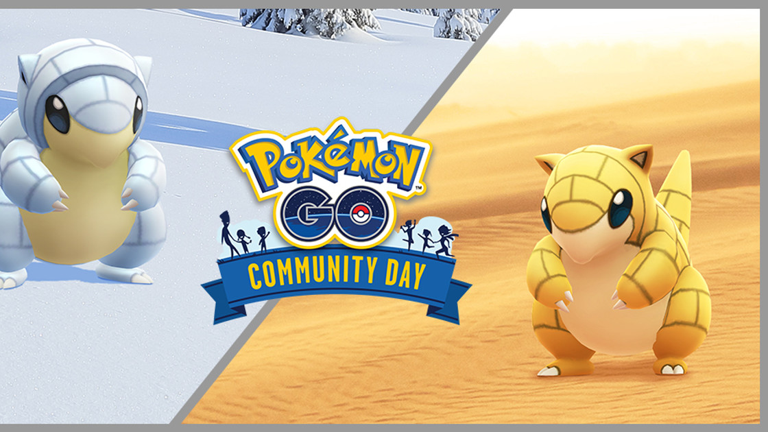 Community Day Sabelette (shiny) et Sabelette d'Alola (shiny) en mars 2022 sur Pokémon GO