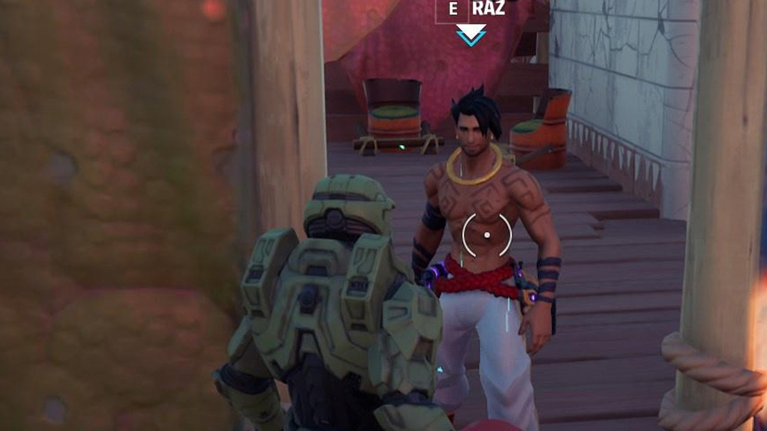 Tarana et Raz dans Fortnite, défis Quêtes de la Flèche en saison 6