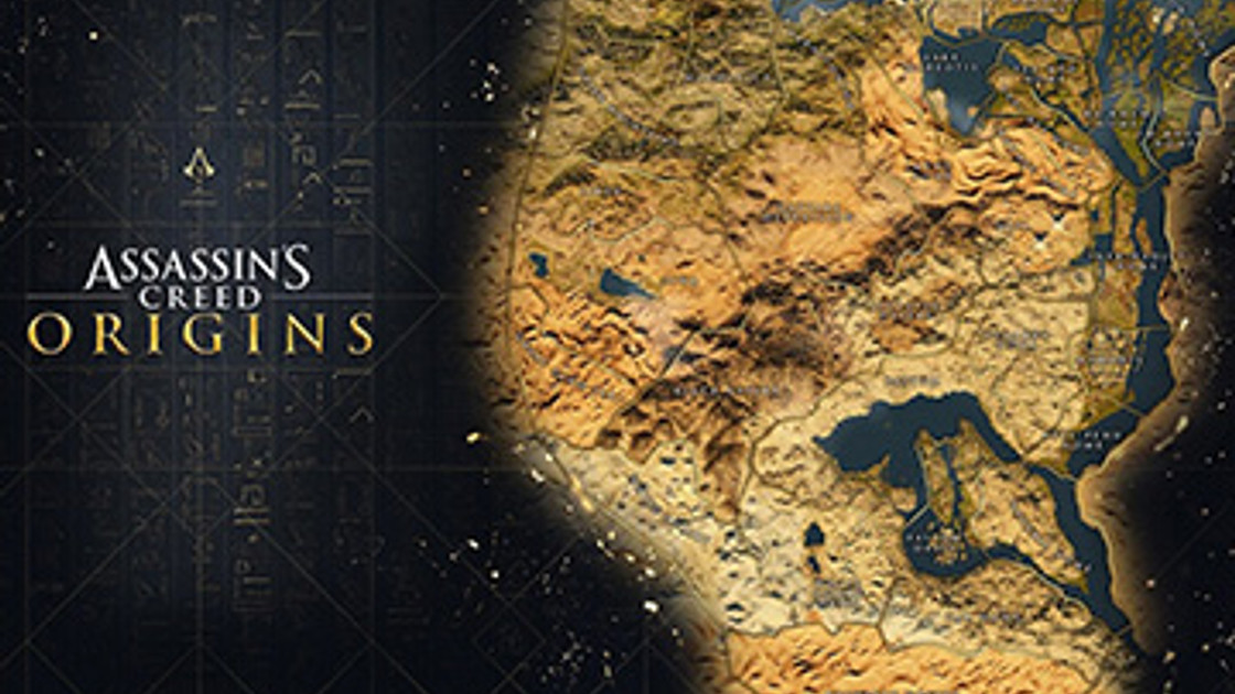 Assassin's Creed Origins : La carte du monde