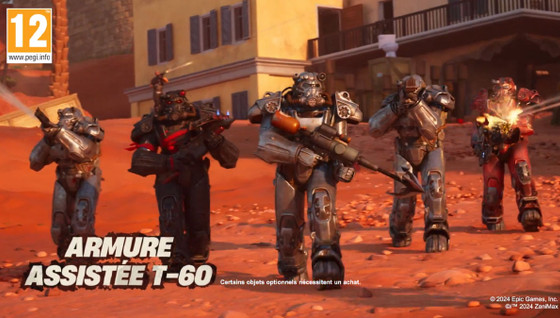 Fortnite : la collaboration avec Fallout dévoilée avec l'armure assistée T-60 de la Confrérie de l'Acier en tenue de jeu !