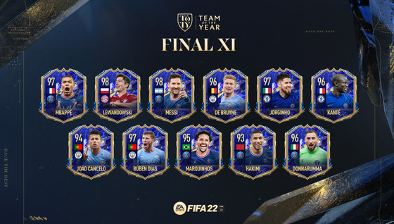 Qui est dans la TOTY FIFA 22 ?