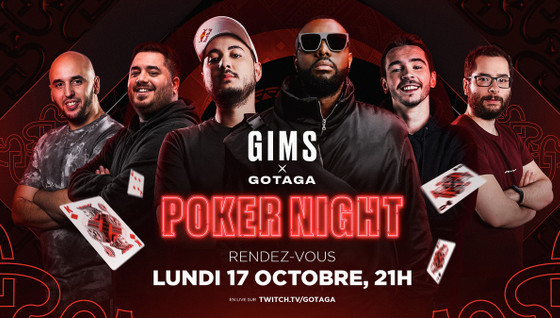 Maître GIMS invité de la Poker Night de Gotaka