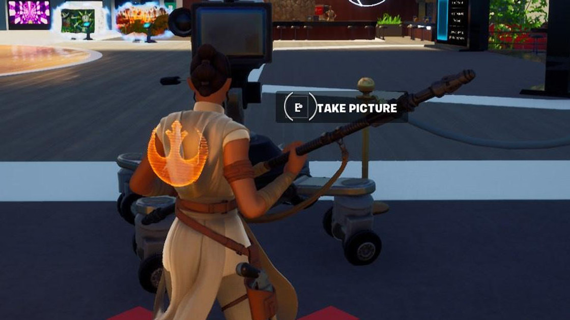 Fortnite : Take a picture at the Dance Cam, défi NBA Crossover du mode créatif