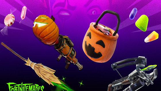 De nouvelles armes et objets pour Halloween sur Fortnite !