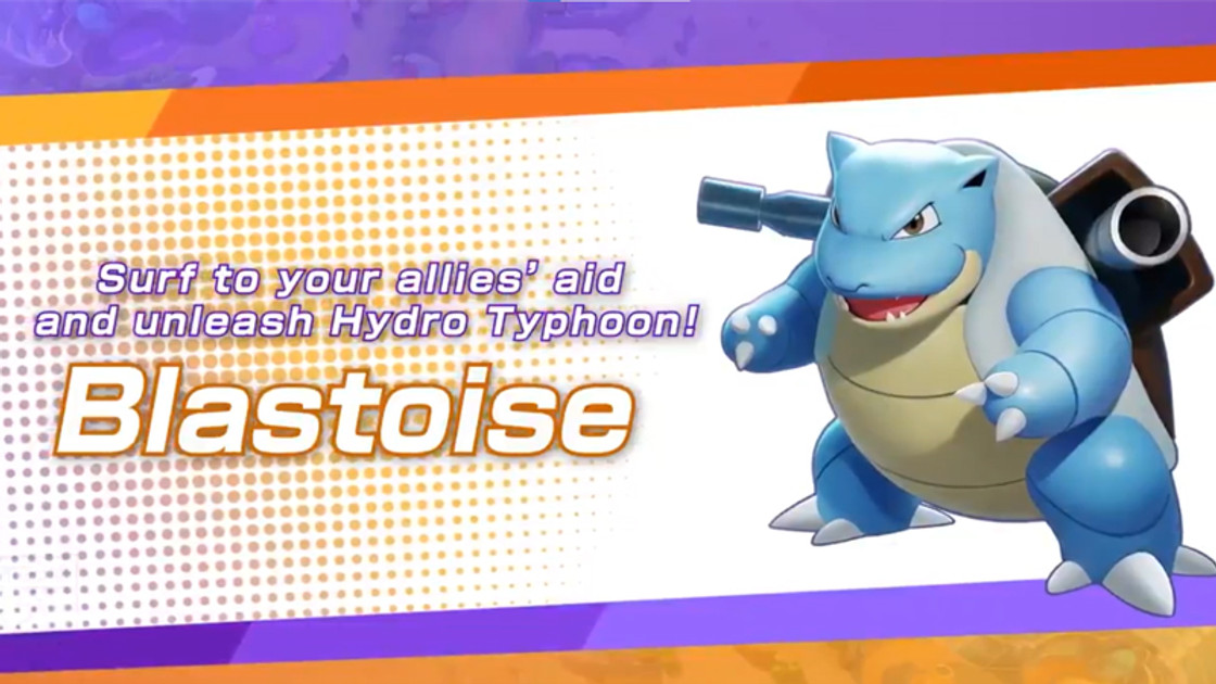 Tortank (Blastoise) Pokemon Unite, meilleurs build, moves et objets