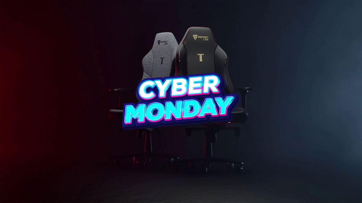 Offres Secretlab pour Cyber Monday : économise jusqu'à 200€ sur ton setup gaming !