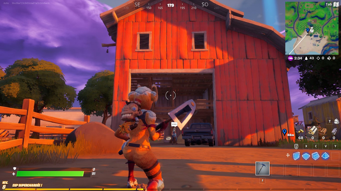 Où est la ferme de tournesol dans Fortnite ?