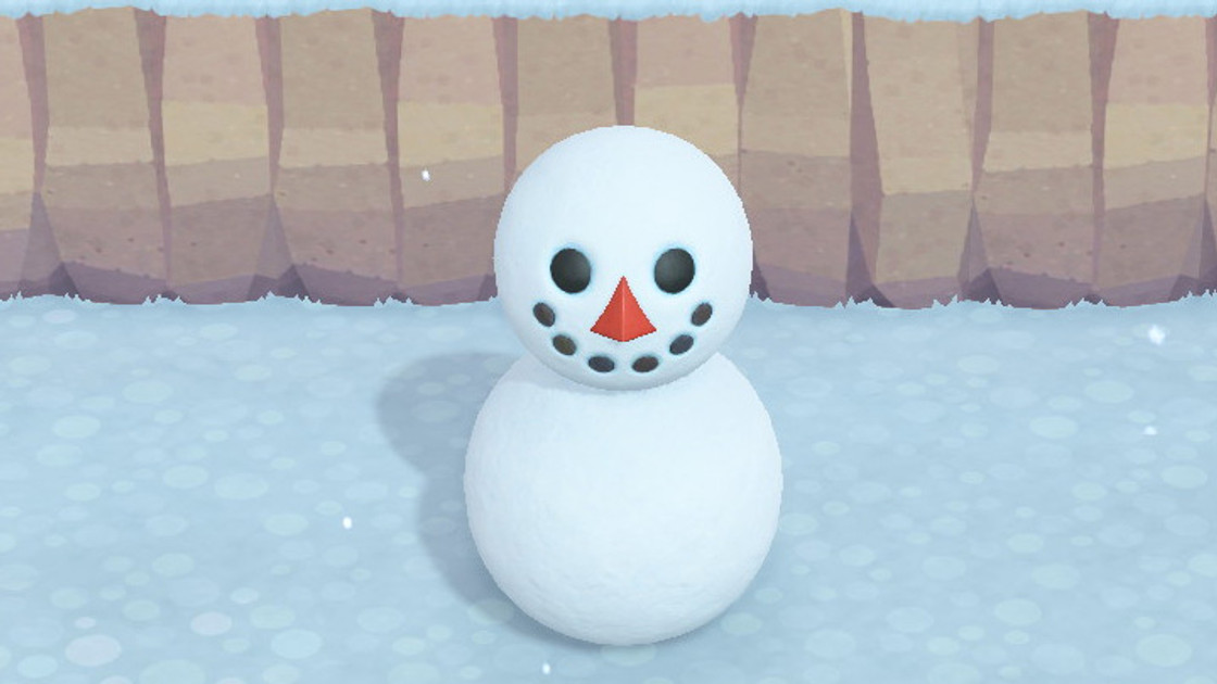 Comment faire un bonhomme de neige dans Animal Crossing : New Horizons ?