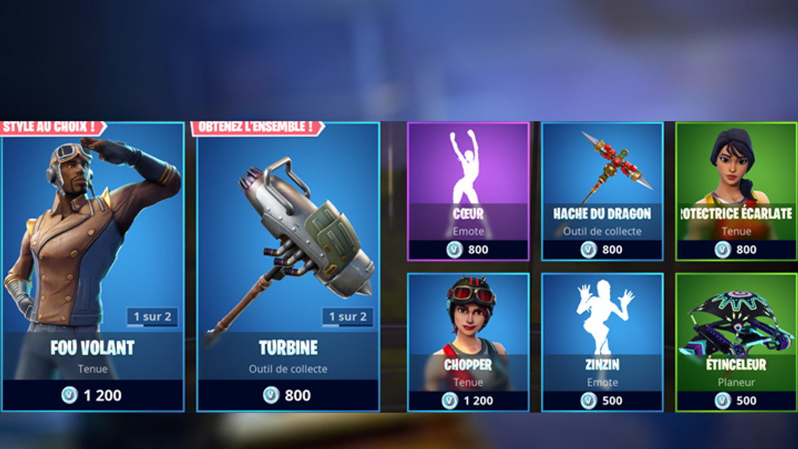 Boutique Fortnite 30 septembre