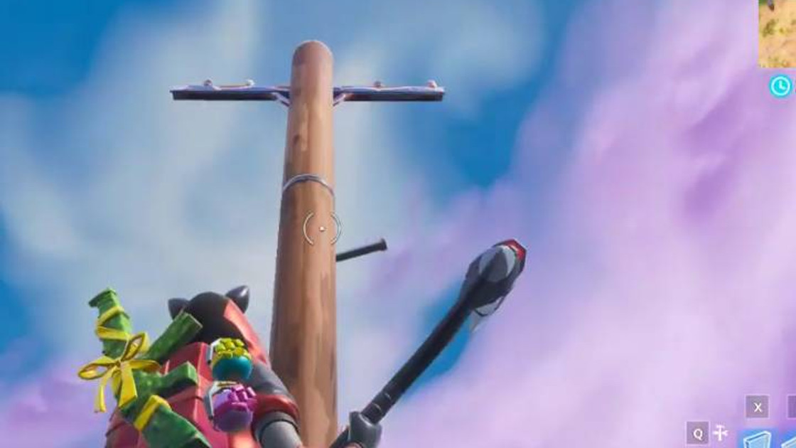 Fortnite : Détruire un poteau électrique en bois, défi semaine 4 saison 7