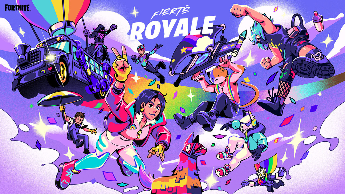 Fn gg RainbowRoyale Fortnite, Fierté Royale : l'événement LGBTQIA+