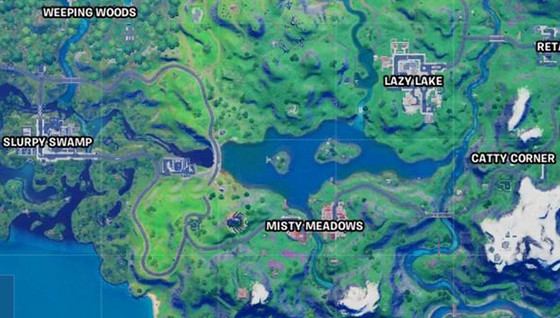 Où sont les lieux-dits dans Fortnite ?