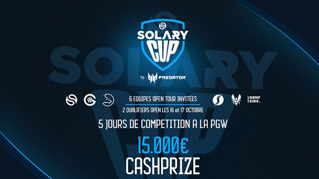 LoL : Tournoi Solary Cup by Predator à la Paris Games Week 2018