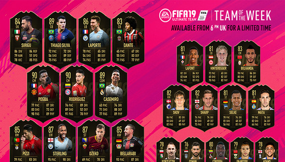 L'équipe de la semaine 22 pour FUT