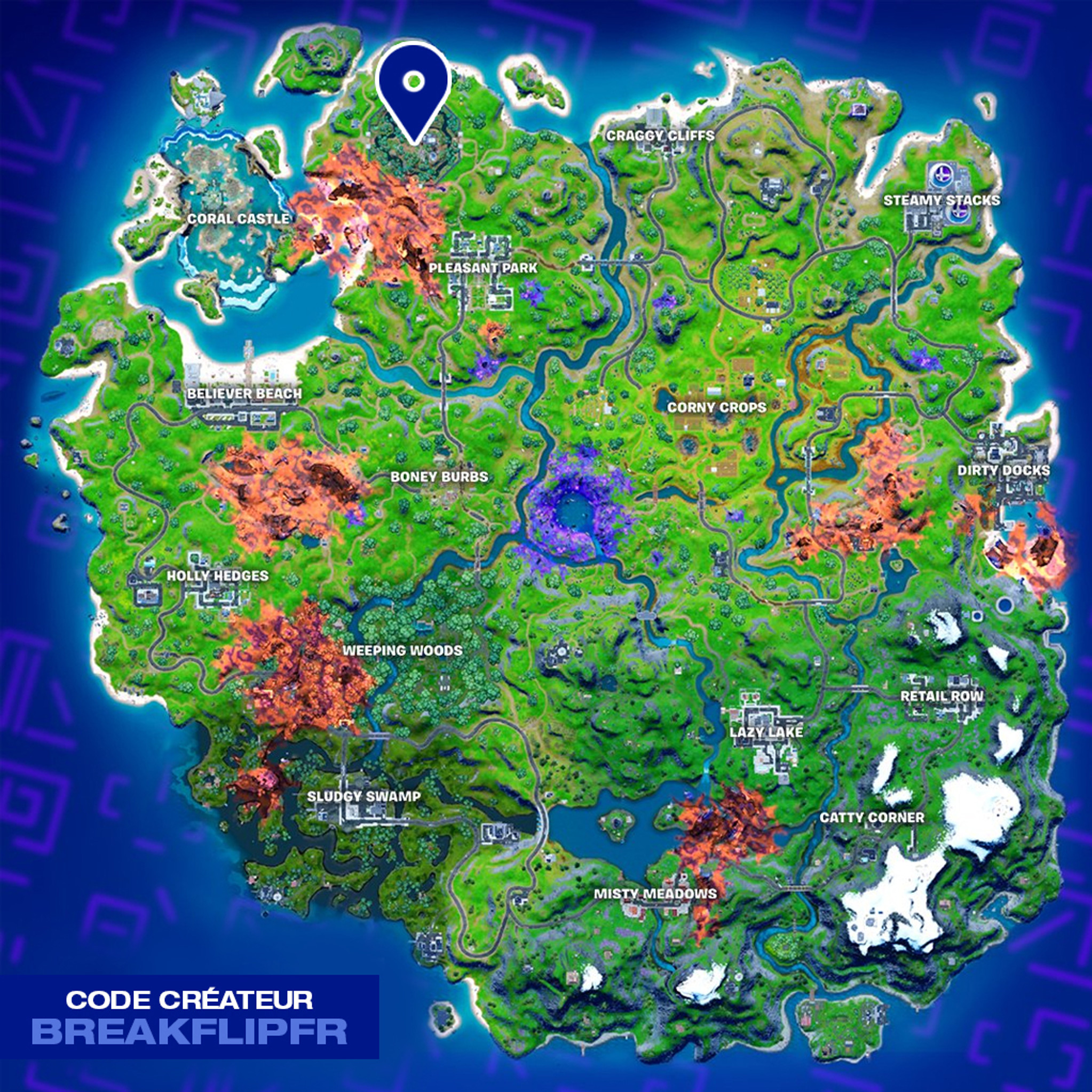 map-bocaux-vert-feuille-stealthy-stronghold-fortnite