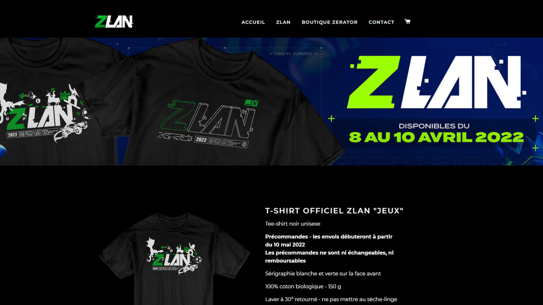 ZLAN Merch 2022, où peut-on acheter les produits ?