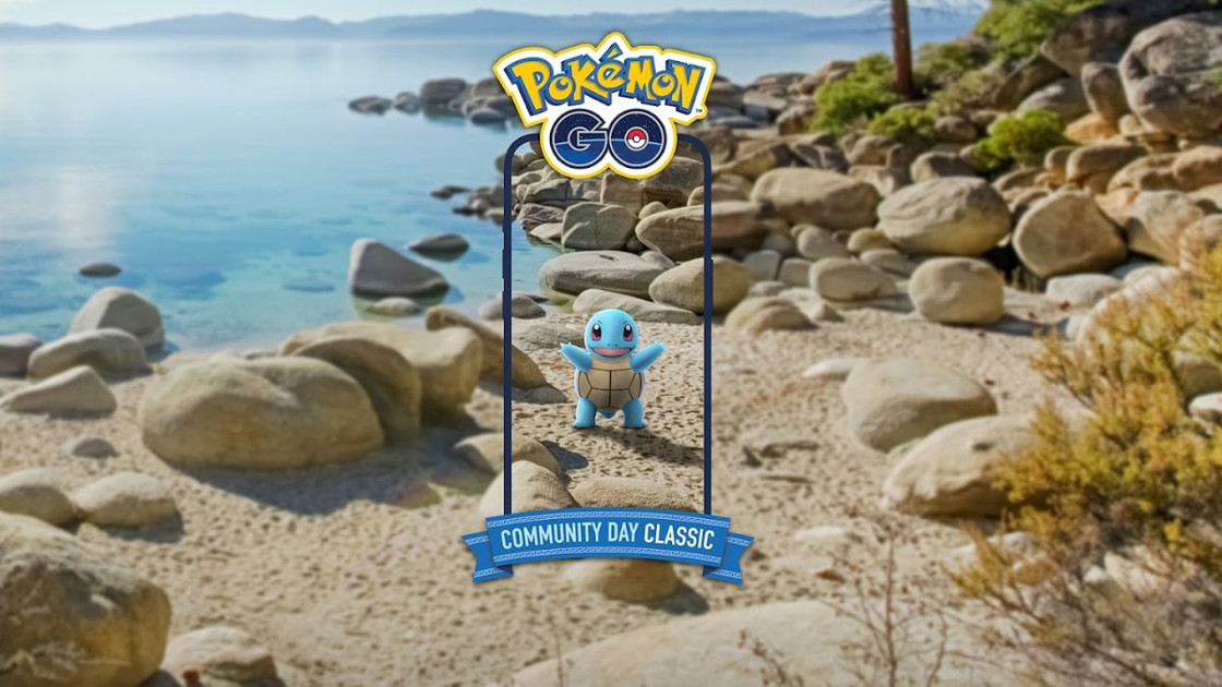 Carapuce (shiny) pour le Community Day Classique de juillet 2023 sur Pokémon GO, le guide de l'événement