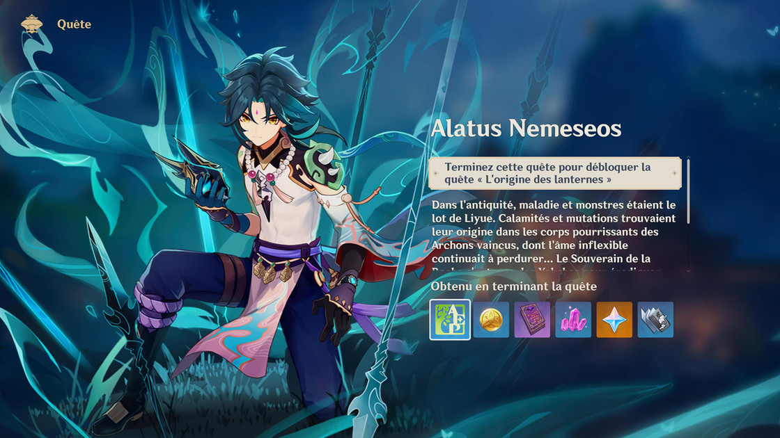 Alatus Nemeseos Genshin Impact, comment compléter la quête ?