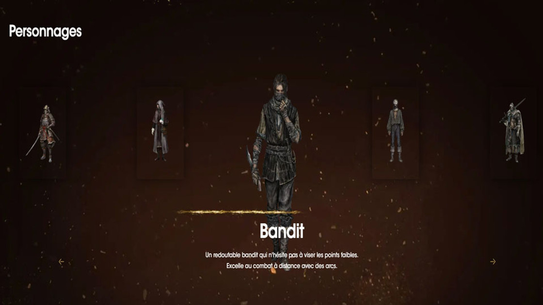 Build Bandit Elden Ring, meilleures statistiques, armes, sorts et capacités pour la classe