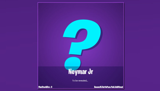 Quand arrive Neymar Jr dans Fortnite ?