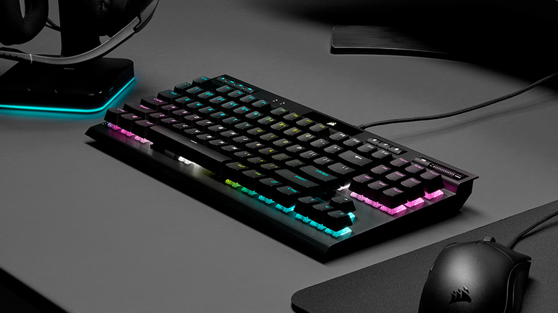 Test du clavier gamer CORSAIR K70 RGB TKL Opto-Mécanique, le clavier des champions