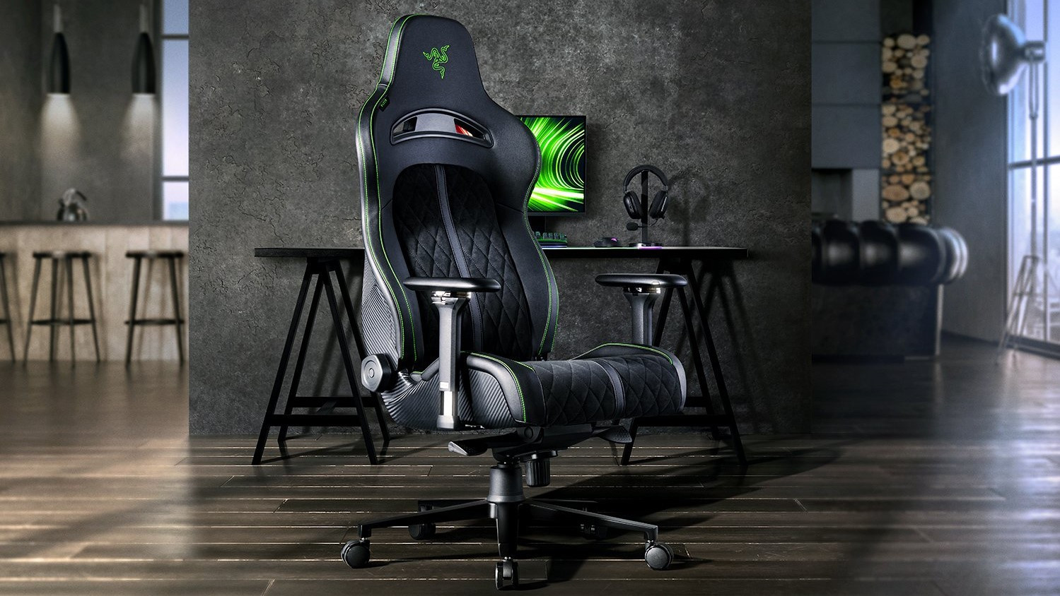 Test Enki Pro de Razer, chaise gaming et de bureau