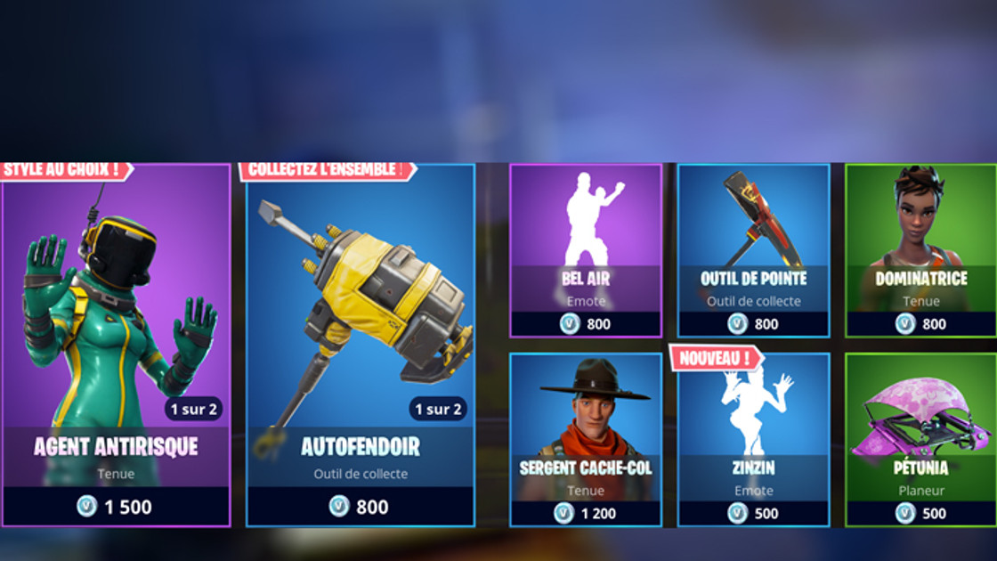 Boutique Fortnite 19 mai