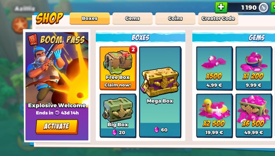 Comment avoir des box gratuites dans Boom Beach Frontlines ?