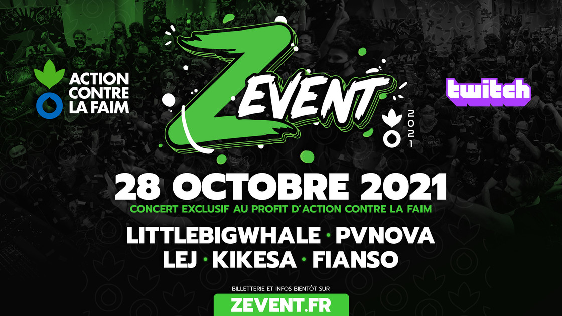Vidéo concert ZEvent 2021 du 28 octobre 2021, comment le revoir ?