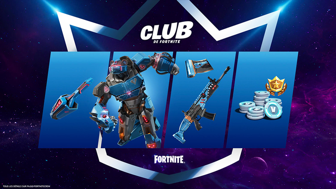 Fortnite, le skin Commandant du mécha du club Fortnite juin 2022