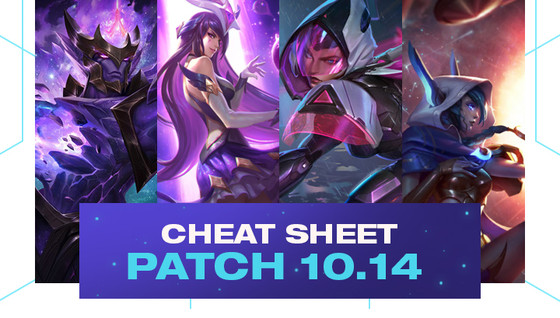 Le cheat sheet des meilleures compos de TFT en 10.14