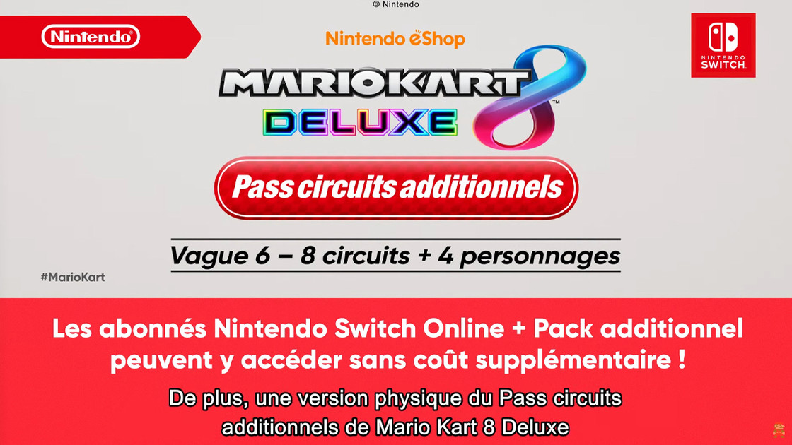 Mario Kart 8 Deluxe DLC vague 6 date de sortie, quand sort-il ?