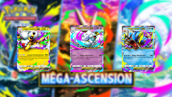 Toutes les cartes de l'extension B1 Méga-Ascension de Pokémon JCC Pocket