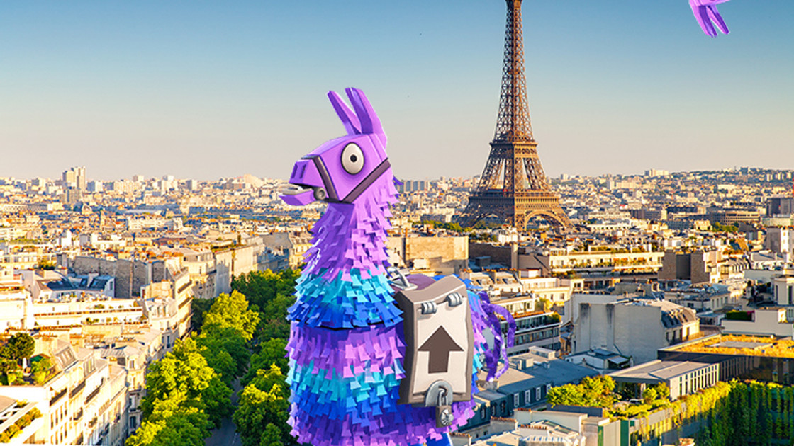 Fortnite : Des lamas dans des villes françaises, Paris et Cannes