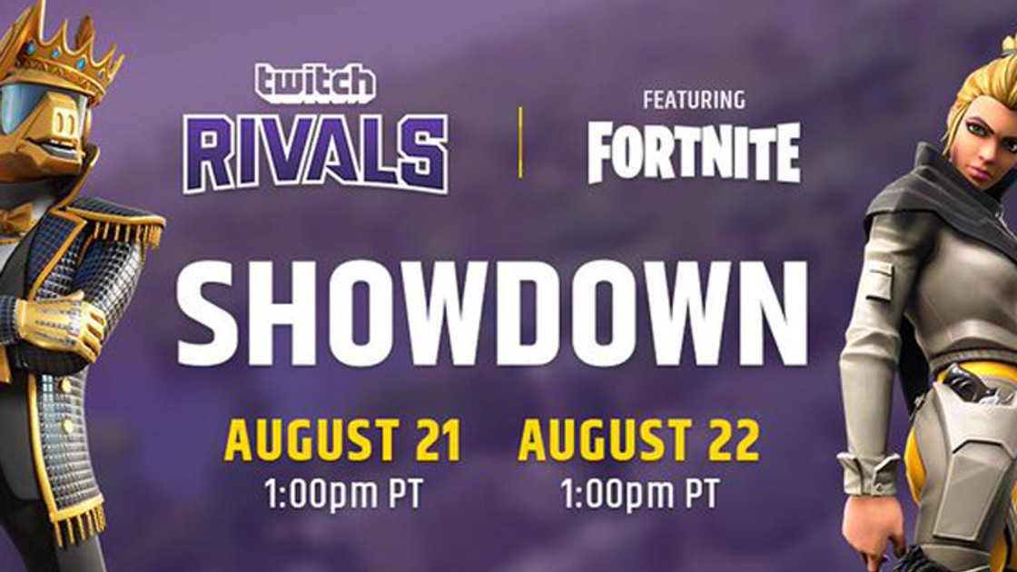 Fortnite : Un Twitch Fortnite Showdown avec 400 000 dollars mis en jeu annoncé