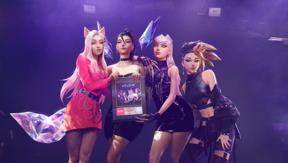 Le groupe K/DA reçoit un disque d'or !