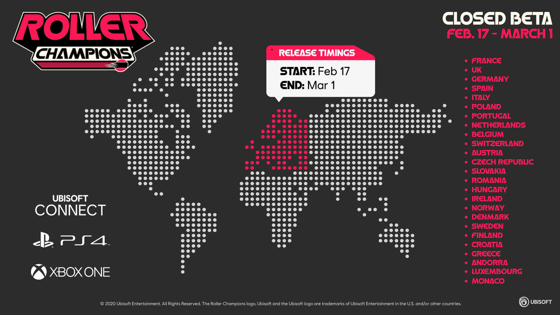 Date bêta Roller Champions, quand est-elle prévue ?