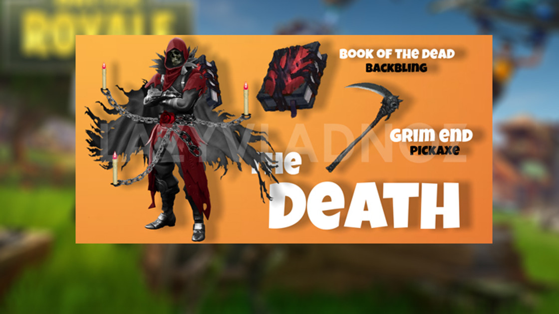 Fortnite : Skin Faucheuse Grim Reaper, fan concept