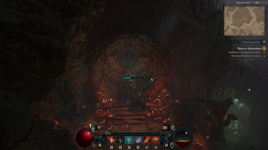 Ruine et dévastation Diablo 4, soluce de l'énigme