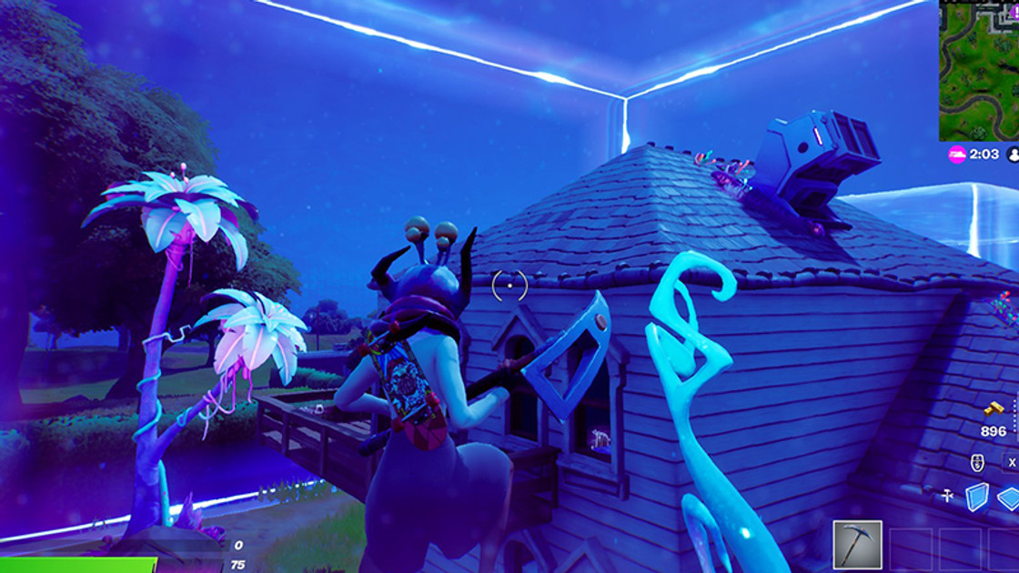 Infliger des dégâts dans des écosystèmes extraterrestres dans Fortnite, défi saison 7