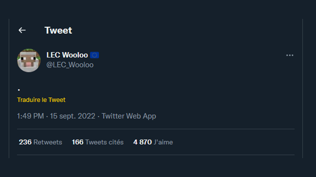 Pourquoi tout le monde tweet des points sur Twitter ?