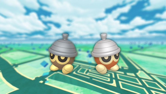 Grainipiot (shiny) dans les Heures de Pokémon Vedette de janvier 2023 sur Pokémon GO