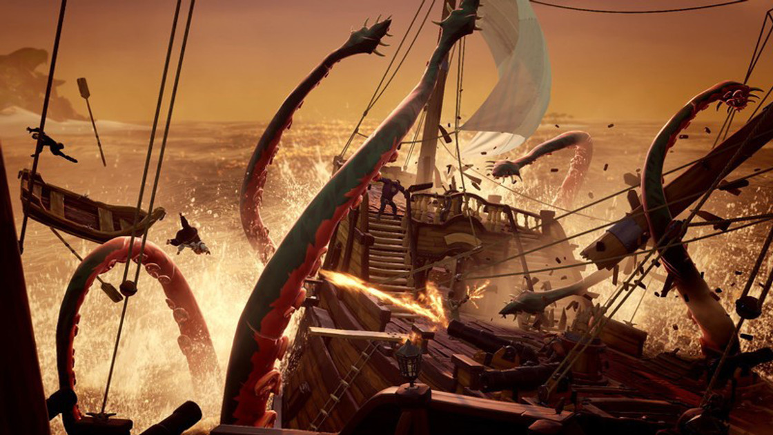 Sea of Thieves : Kraken, un boss aléatoire dans le jeu