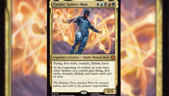 Cosmic Spider-Man arrive dans Magic: The Gathering