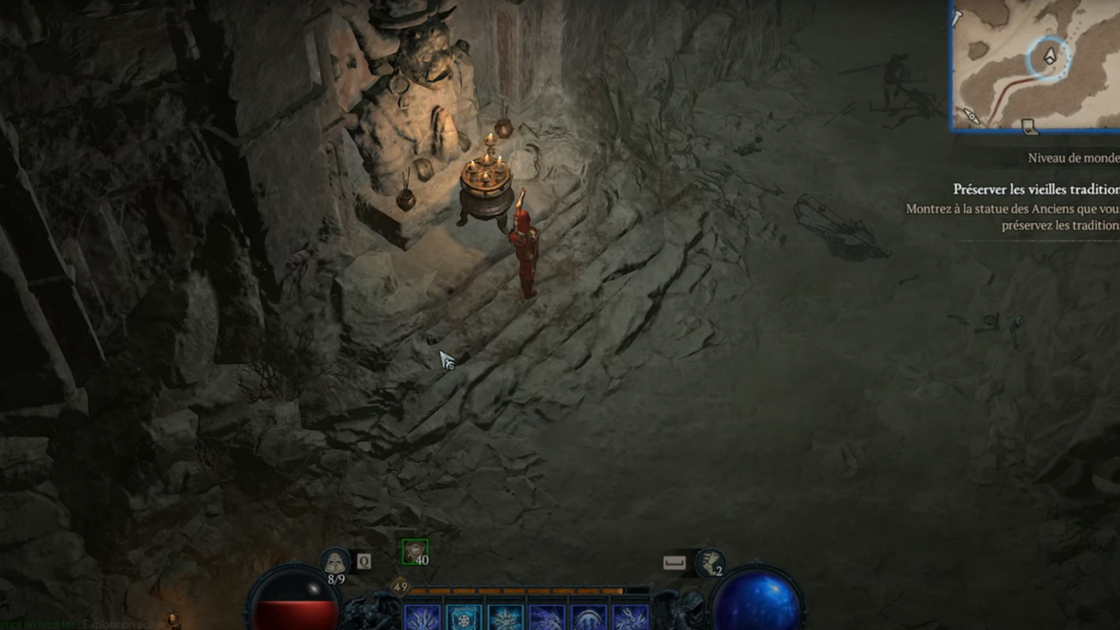 Préserver les vieilles traditions Diablo 4, soluce de l'énigme