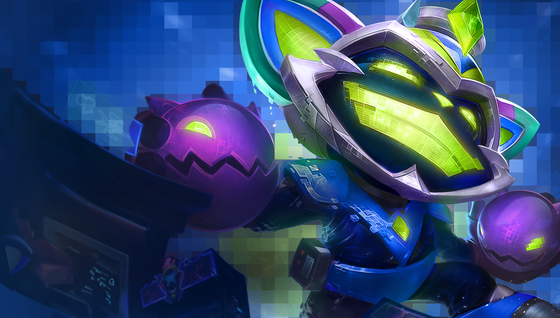 Compo Ziggs avec Cyberboss et Technophile au Set 14 de TFT