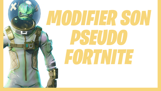 Changer de pseudo sur Fortnite ?