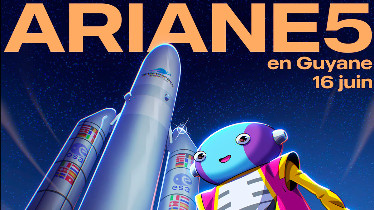 Arkunir en Guyane pour le décollage d'Ariane 5 le 16 juin !