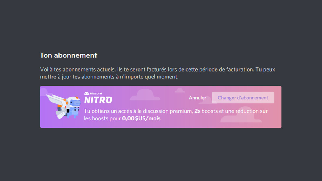 Résilier Discord Nitro, comment se désabonner et annuler l'abonnement ?